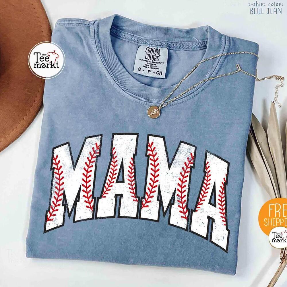 Baseball Mama Shirt, Baseball Game Day Shirt, Raising Ballers t-shirt